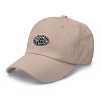 Image 3 of Perfcetion Oval Cap - Black/White on Stone