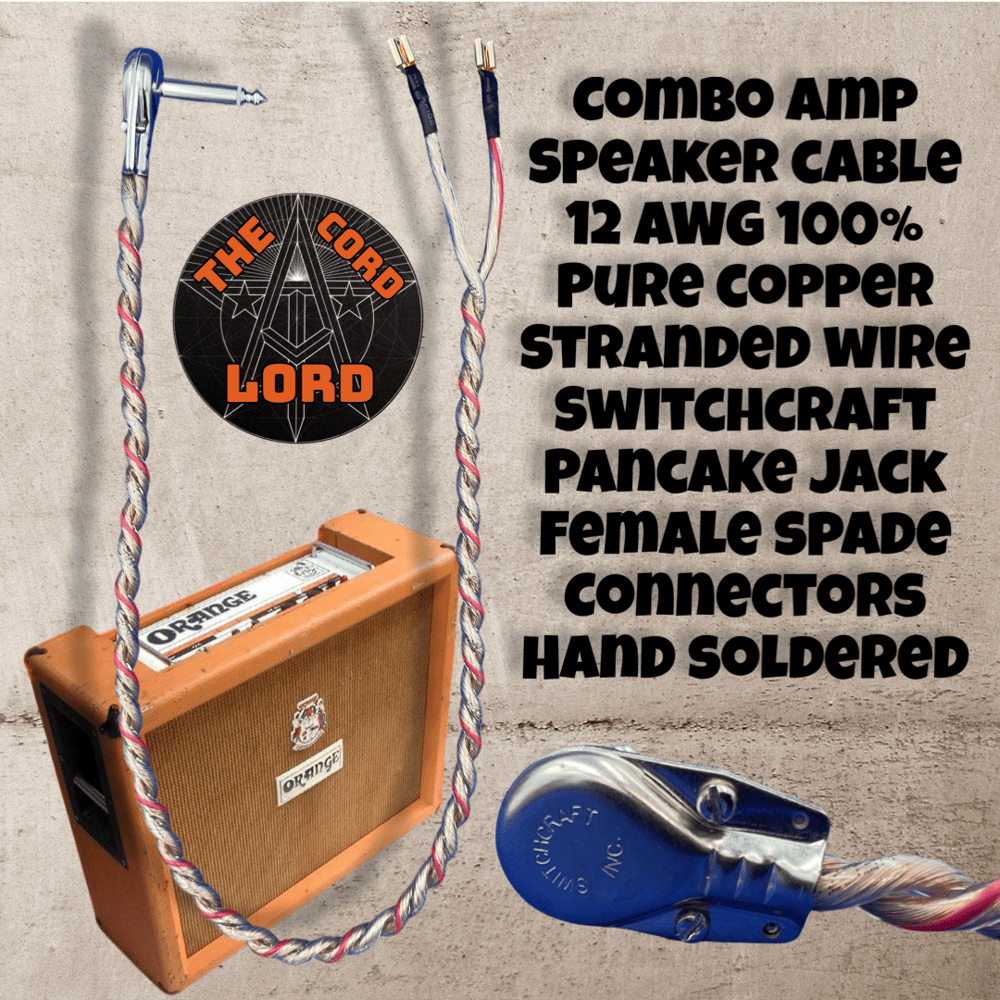 Image of Ampturco Vintage Combo Amp Speaker Wire 