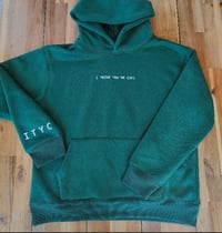 Image 1 of I Think You're Cute Original Hoodie (Green)