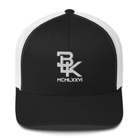 Image 2 of BLK (black) Trucker Cap