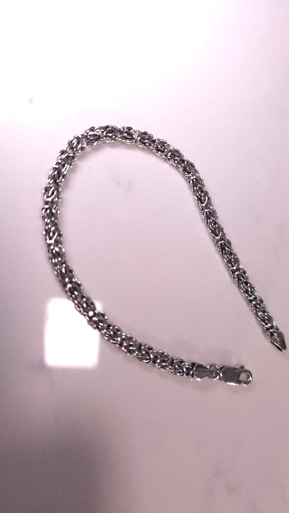 Image of Byzantine link chain bracelet 