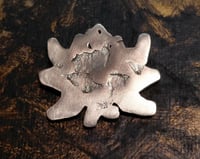 Image 2 of 1/1 Lapis/natural gold set in 96% silver pendant