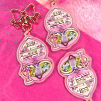 Blobbypocket Pink Keyring