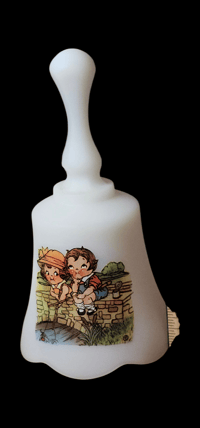 Image 2 of Fenton Campbell's Milk Glass Bell