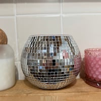 Image 3 of custom disco ball candle