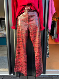 Image 1 of PVC RED PANTS 14/16