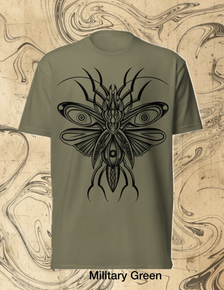 Image of Alien Insect Black - Unisex Fitted T-Shirt 
