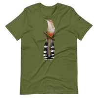 Image 2 of Pájaro Bobo Mayor | Puerto Rican Lizard Cuckoo Unisex T-Shirt
