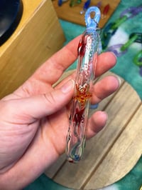 Image 2 of Ultra Fancy Hanging Whisker Bank - Ocean Inspired with Red/Orange Starfisv