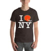 Unisex T-shirt, New York (Brown & Orange)