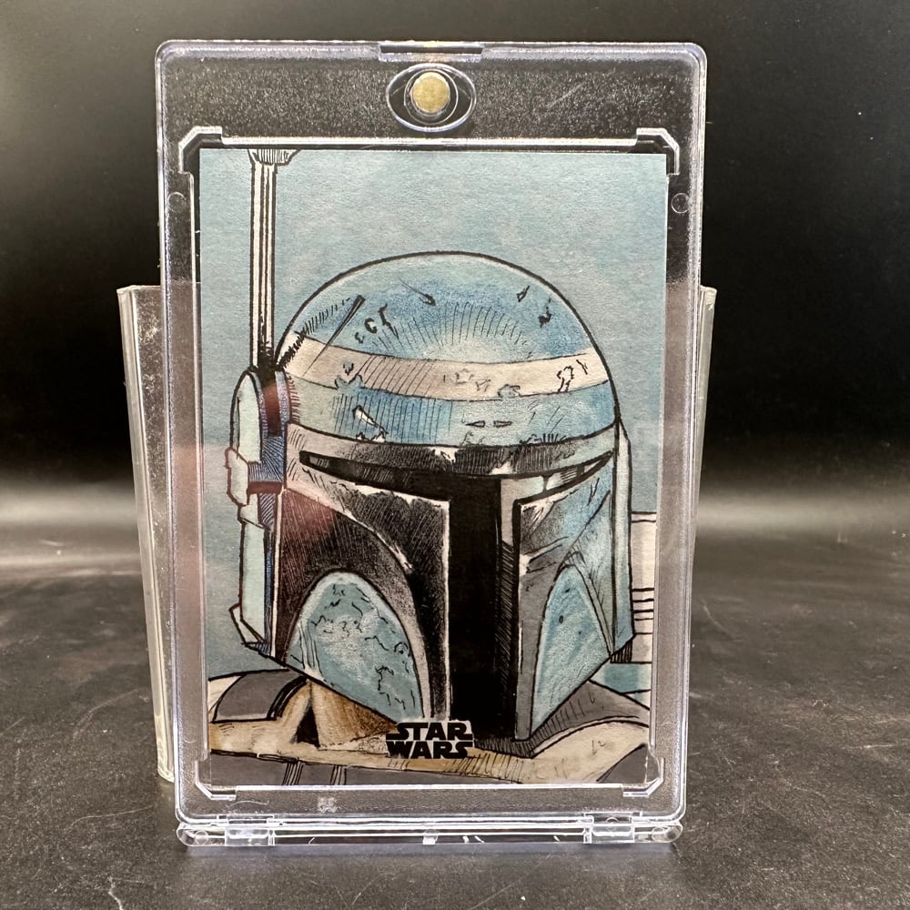 Topps Star Wars Mandalorian Trio Sketch Card set