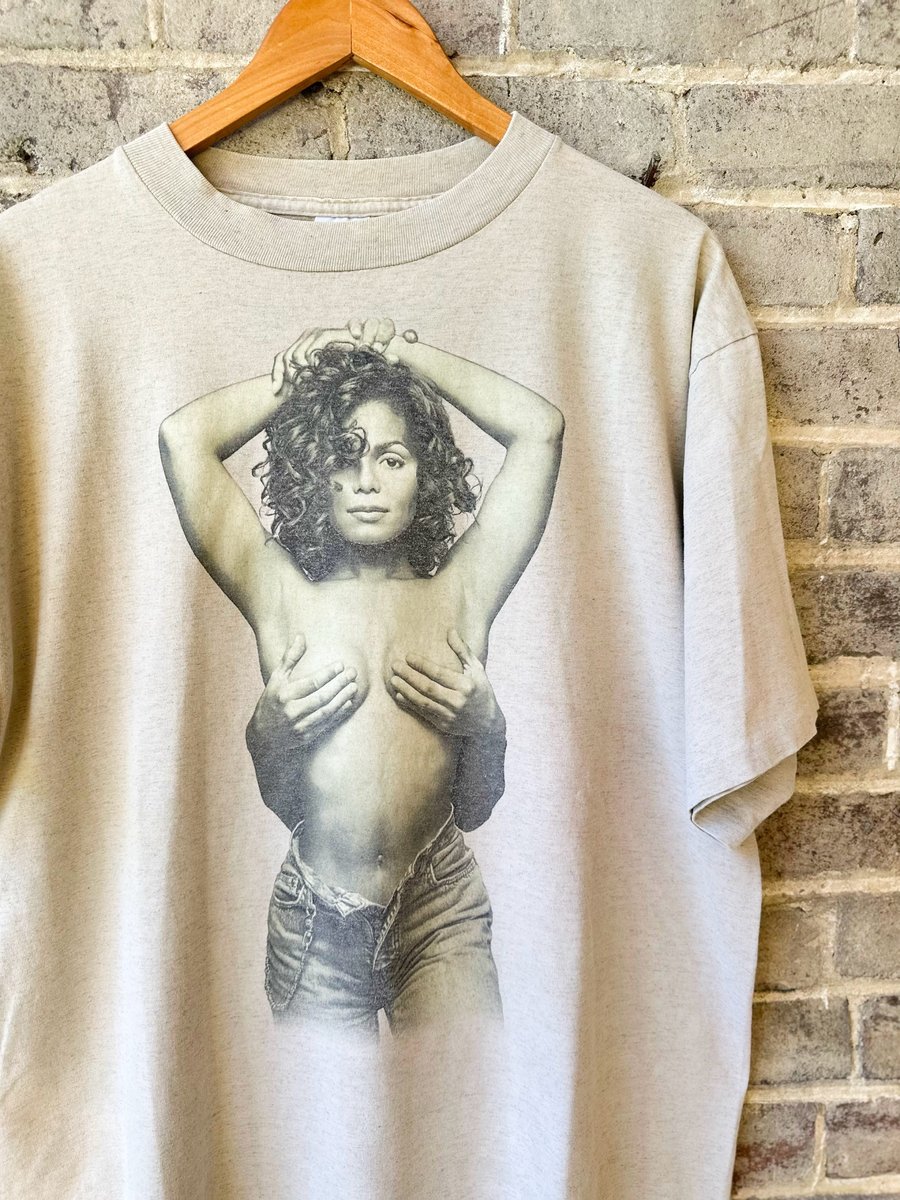 Image of 1993 Vintage “JANET JACKSON - JANET. WORLD TOUR” Single-Stitched Concert Tee, SIZE: XL