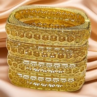 Image 5 of Elegant Charm Buckle Bangle Set