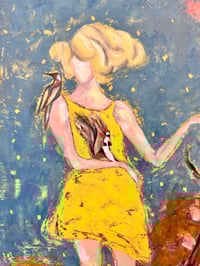 Image 3 of Night Birds on the Magnolia Tree- Shanny Brooke