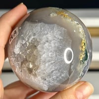 Image 2 of Moss Agate Sphere (28A)