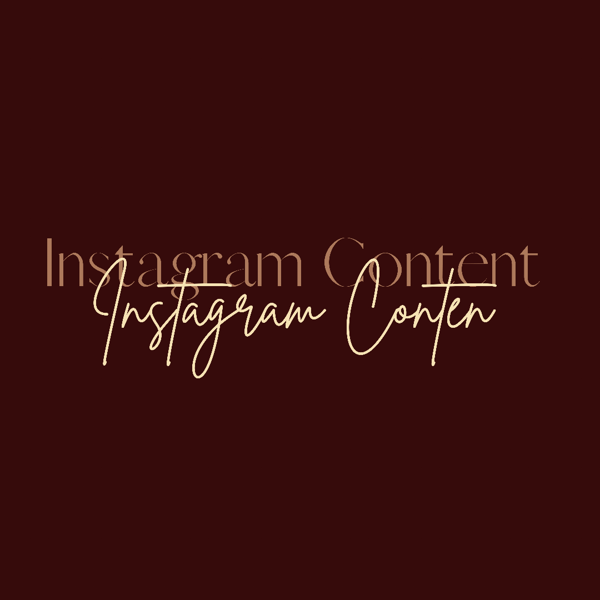 Image of Instagram Content 🤎