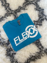 Women’s Turquoise/White Flexx Tee