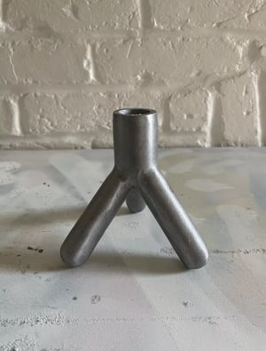 Image of Vintage metal candlestick