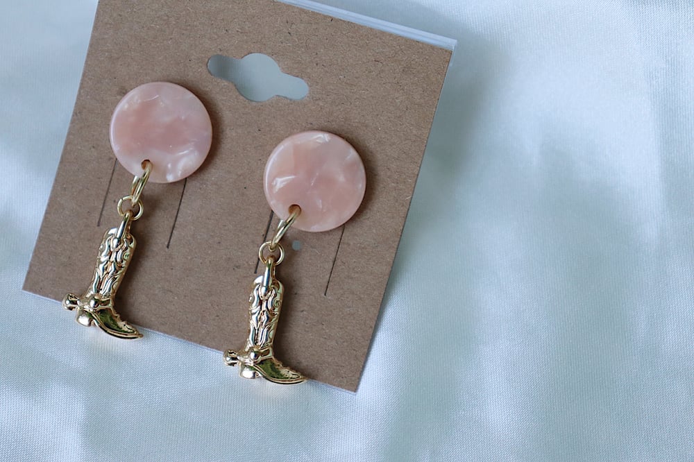 Image of Cowboy Boot Earrings 