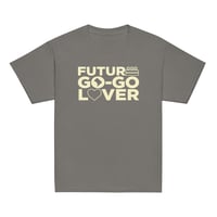 Image 1 of LOVE DC GOGO "FUTURE GO-GO LOVER" Youth Classic Tee Bone Text