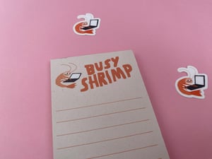 Image of Busy Shrimp Notizblock