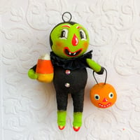 Image 2 of Green Goblin with Jack O' Lantern and Candy Corn