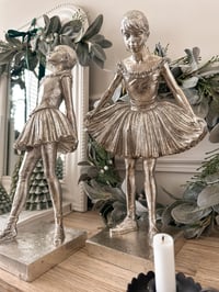 Image 2 of SALE! Antique Silver Ballerinas ( Set or Singles )