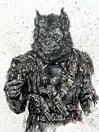 Image 2 of Captain Brutus Skeleton Crew 9x12 Original Ink And Watercolor Star Wars