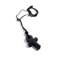 Onyx Ankh Necklace