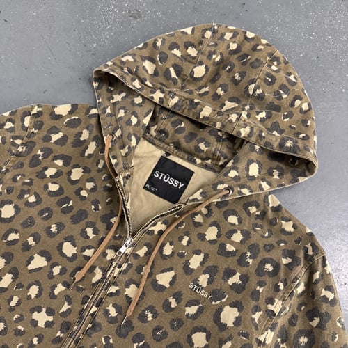 Image of Stussy Camo hooded jacket, size XL