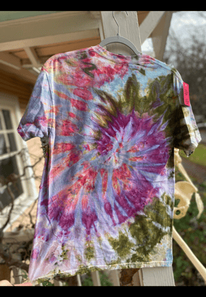 Image of MEDIUM Let's Go Girls Tie Dye Shirt 1