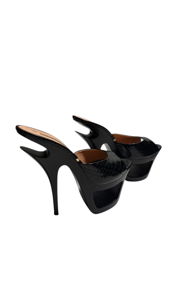 Image of GIANMARCO LORENZI PLATFORM HEELS
