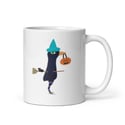 Hazel the Halloween bird mug