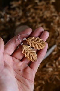 Image 5 of Oak leaf Earrings ~