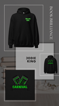 Image 1 of Jodie King | Hollow Soul | Oddity Ticket | Hoodie | Bookish 