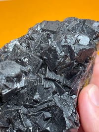 Image 8 of Large Black Rose Fluorite Red UV Specimen | Pakistan #2847