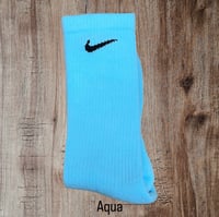 Image 2 of Hand Dyed Nike Dri- Fit Crew Socks