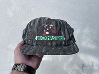 Image 1 of 80s BUCKMASTER CAMO TRUCKER HAT / SNAPBACK