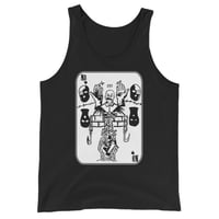 Image 3 of N8NOFACE "N8 of Hearts" by MISCREAT3D Men's Tank Top (+ more colors)