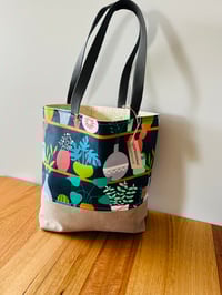 Image 5 of Fabric Tote Bag - Succulents Design
