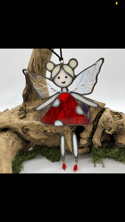 Fairy Mushroom Suncatcher 