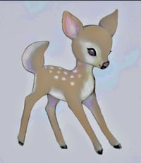 “love u deerly” 4x6 print