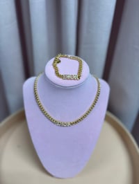 Image 1 of Sparkle D necklace & Bracelet