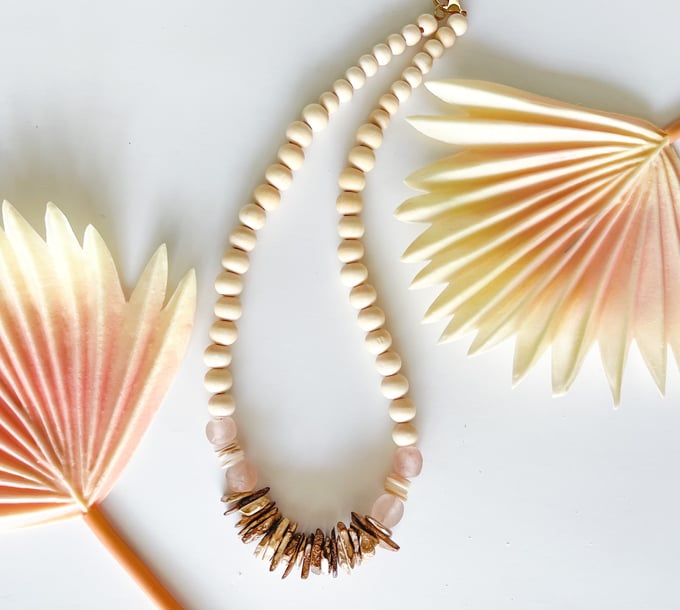 Image of Pink Coconut Necklace