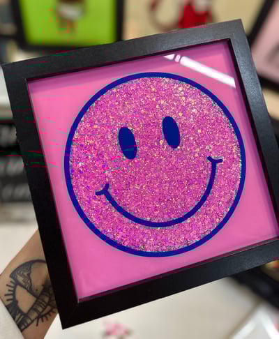 Image of Glitter Smiley