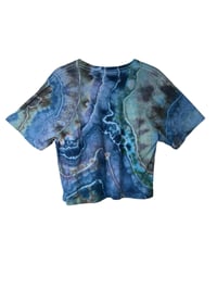 Image 4 of M Crop Tee in Cool Geode Ice Dye