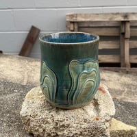 Image 1 of Moss Cup w/Petal Motif