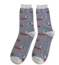 Image 2 of Mr Sparrow Matchbox Socks Gone Fishing
