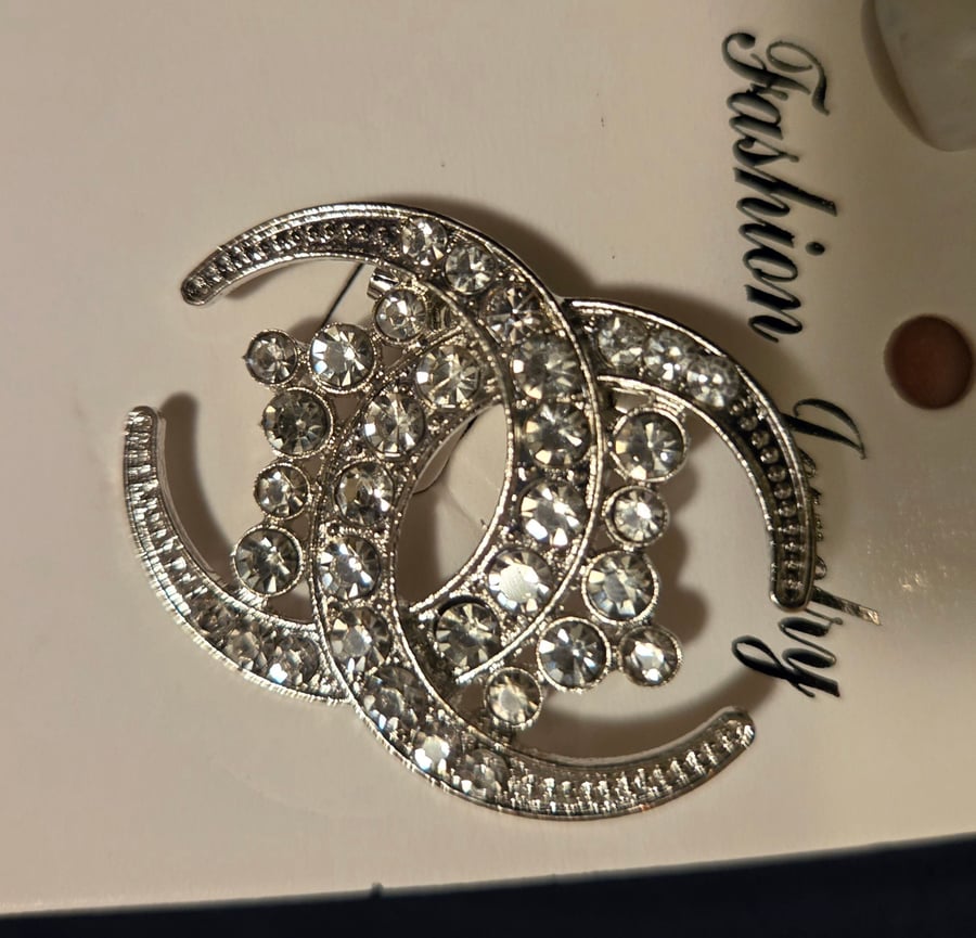 Image of Silver Fashion Brooch