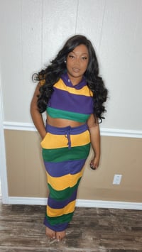 Image 3 of Traditional Mardi Gras hoodie 